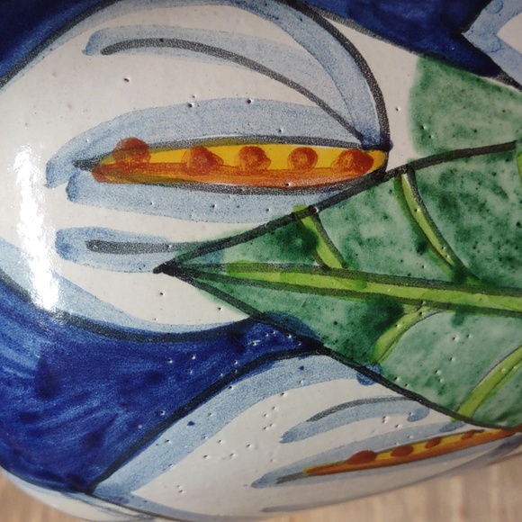 🏠 Host Pick!Talavera Vase Calla Lilly Design - Picture 7 of 8
